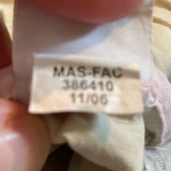 Tommy Hilfiger khaki mid rise cargo utility shorts roll tab cuff size 10 - Picture 10 of 10